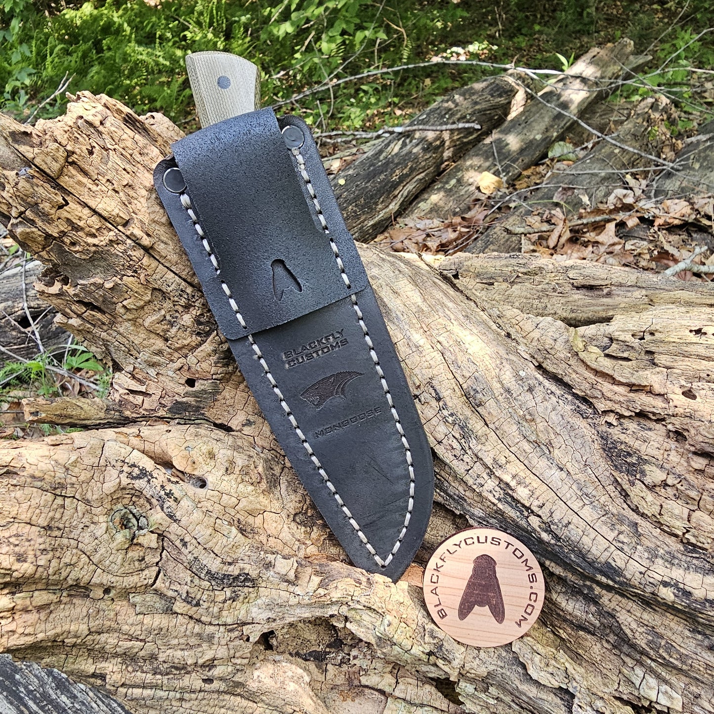 Mongoose with O.D. Green Micarta