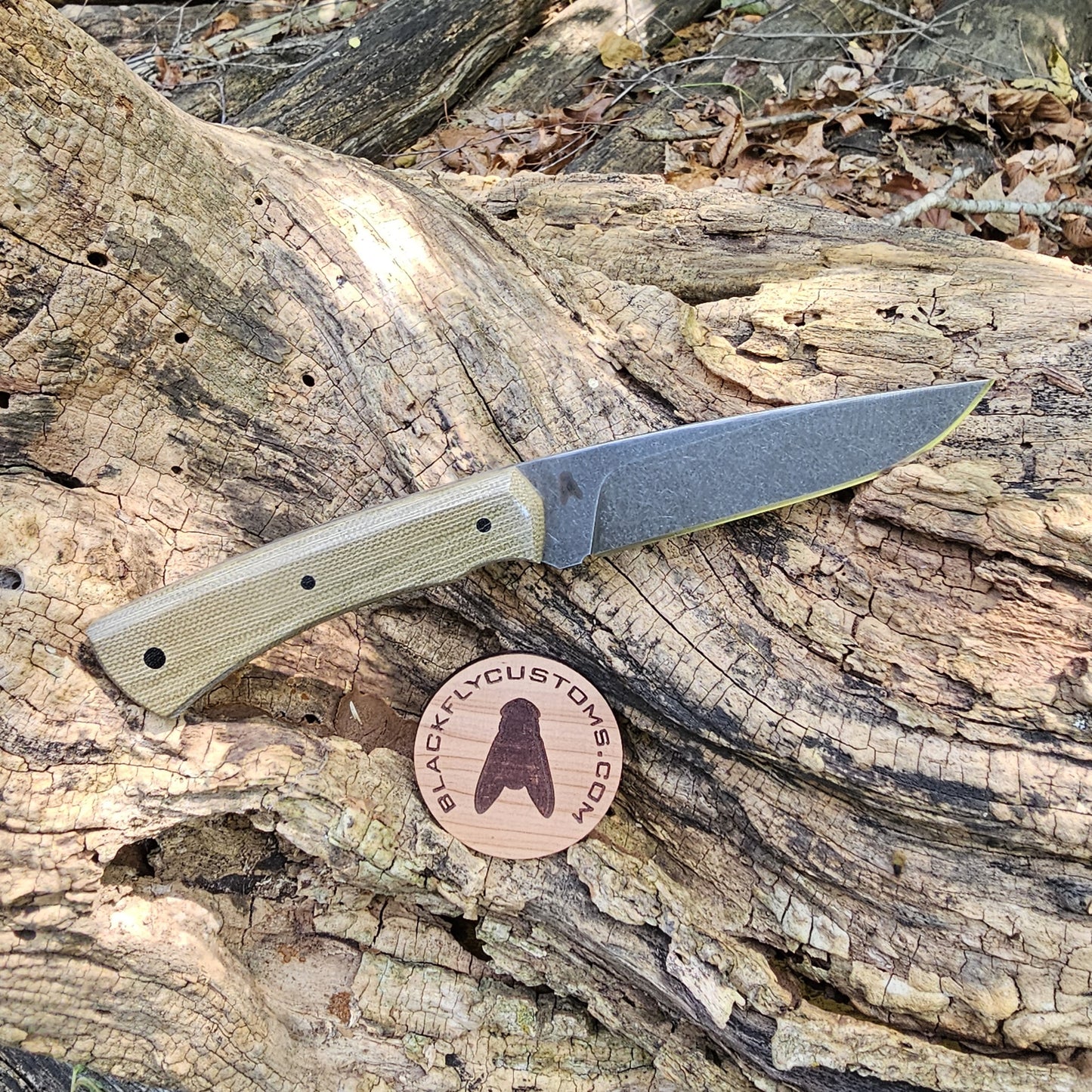 Mongoose with O.D. Green Micarta