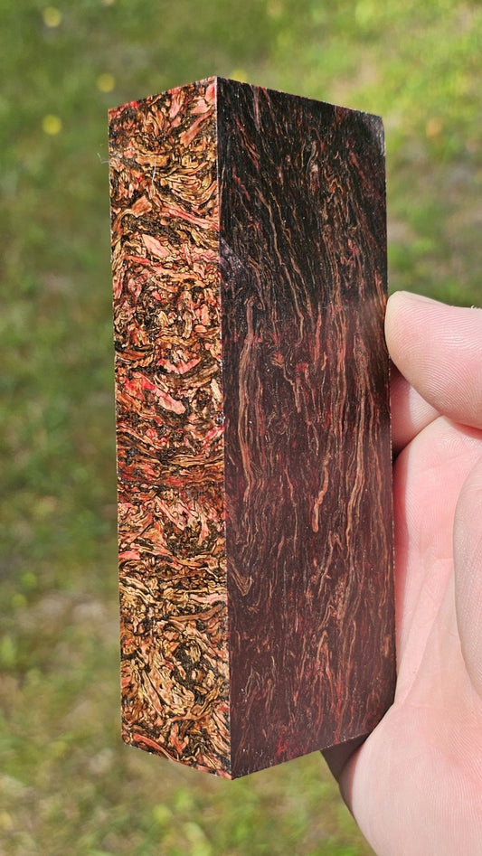 Stabilized Hemp Block - Red