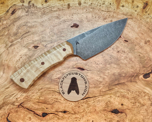 Rhino with Curly Maple