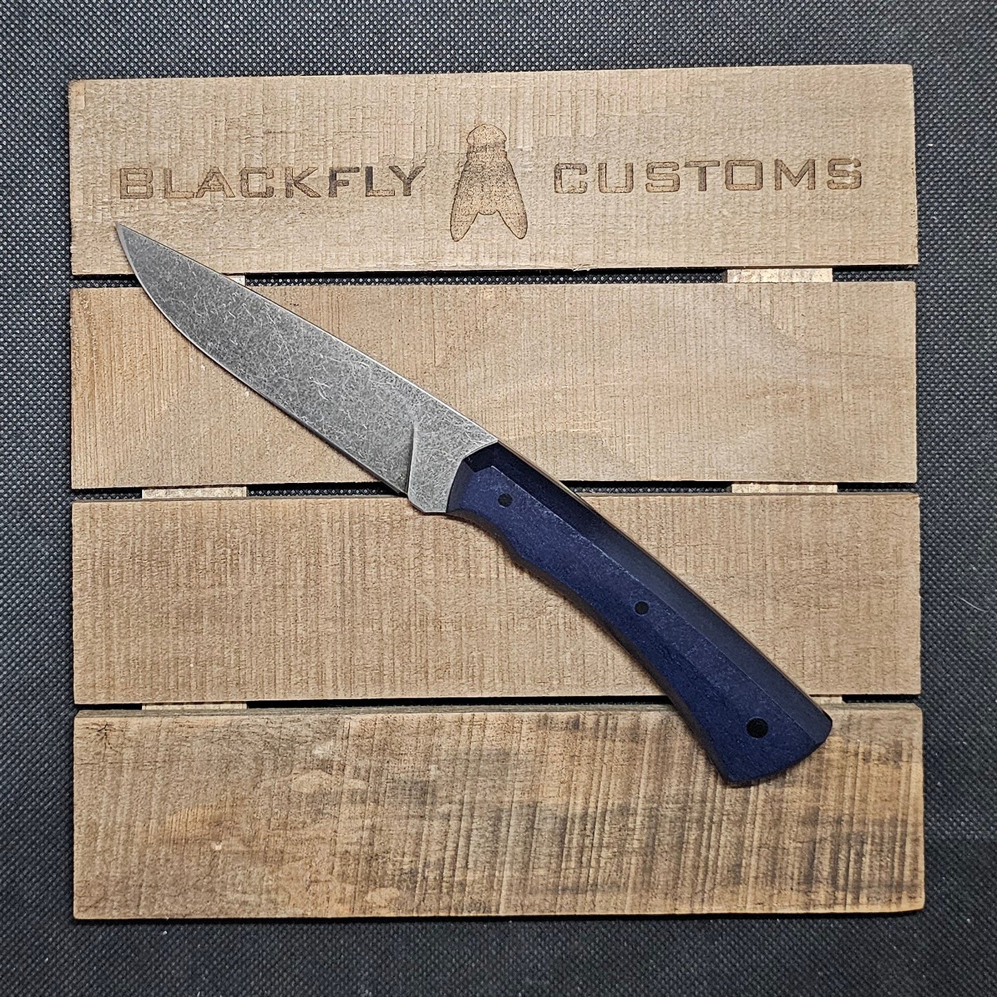 Mongoose with Blue Richlite