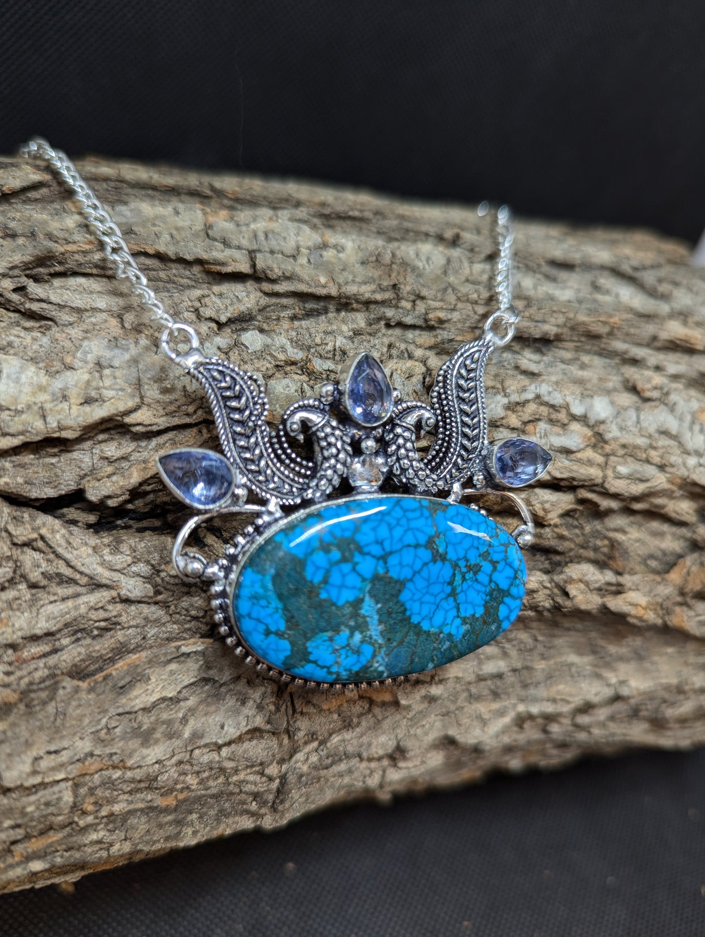 Turquoise and Iolite