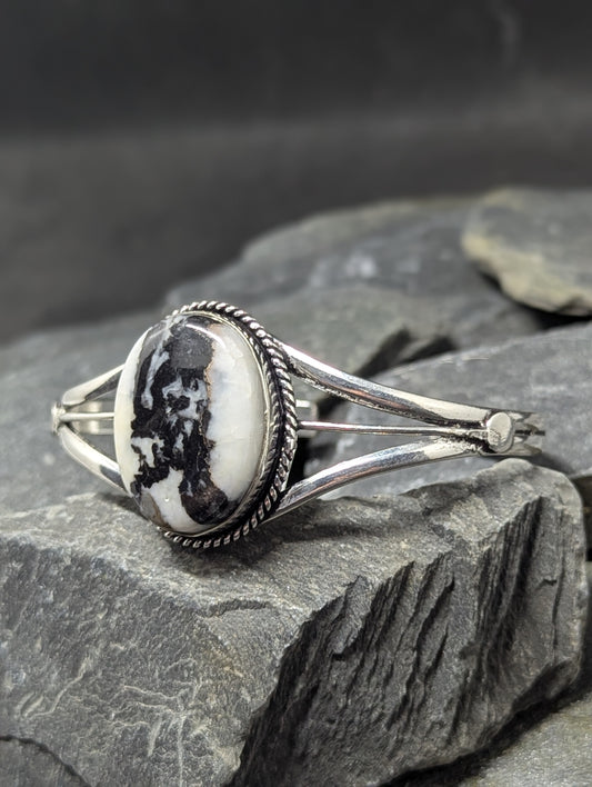 White Buffalo Turquoise Bracelet