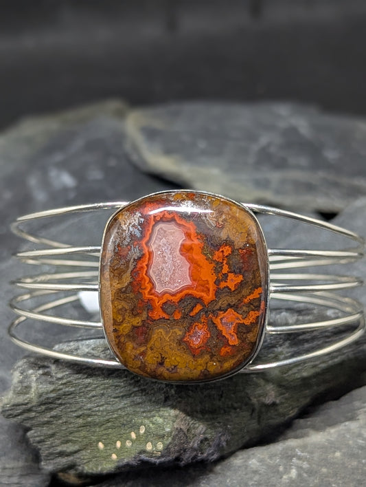 Moroccan Seam Agate Bracelet