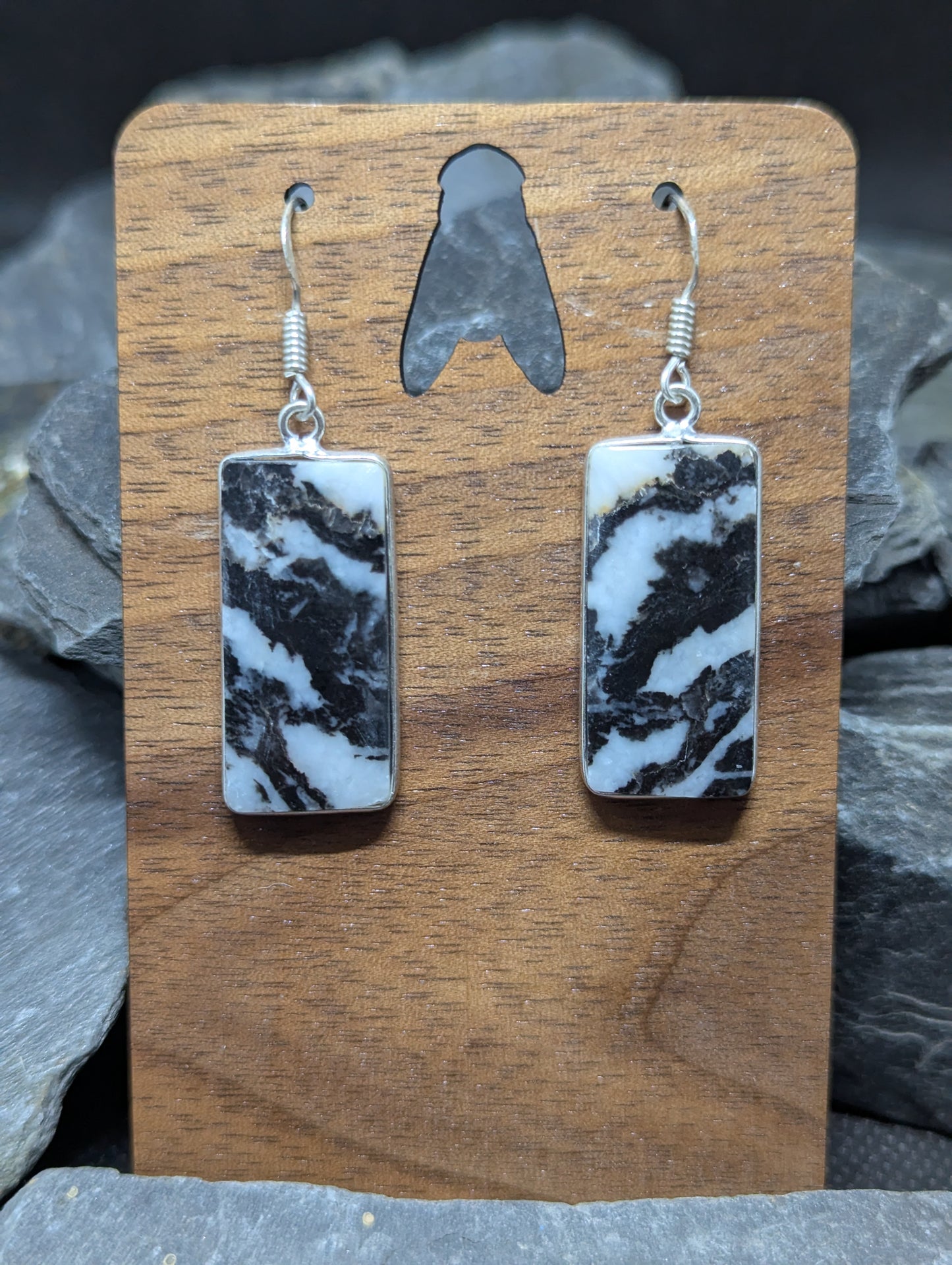 White Buffalo Turquoise Earrings