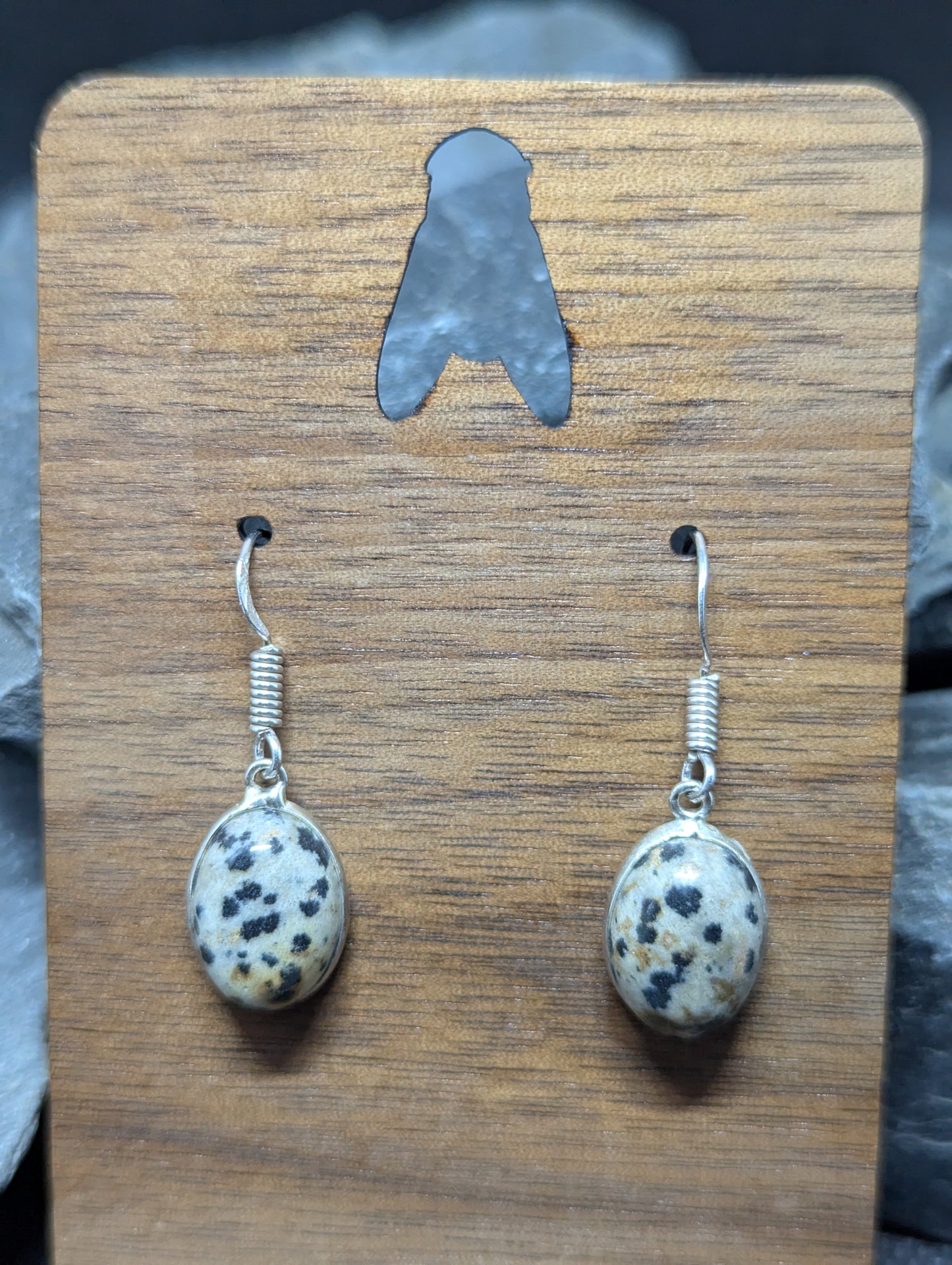 Dalmatian Jasper Earrings