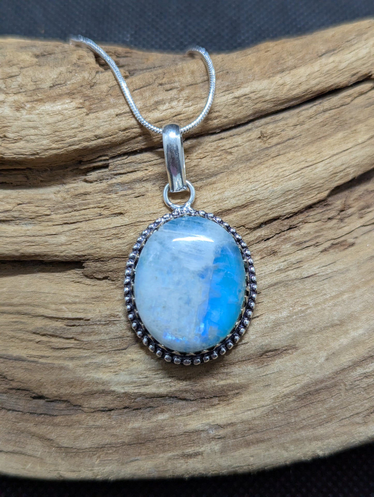 Blue Rainbow Moonstone