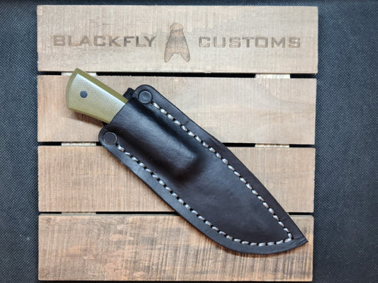 Jackal with Olive Green Micarta (AVAILABLE TO ORDER)