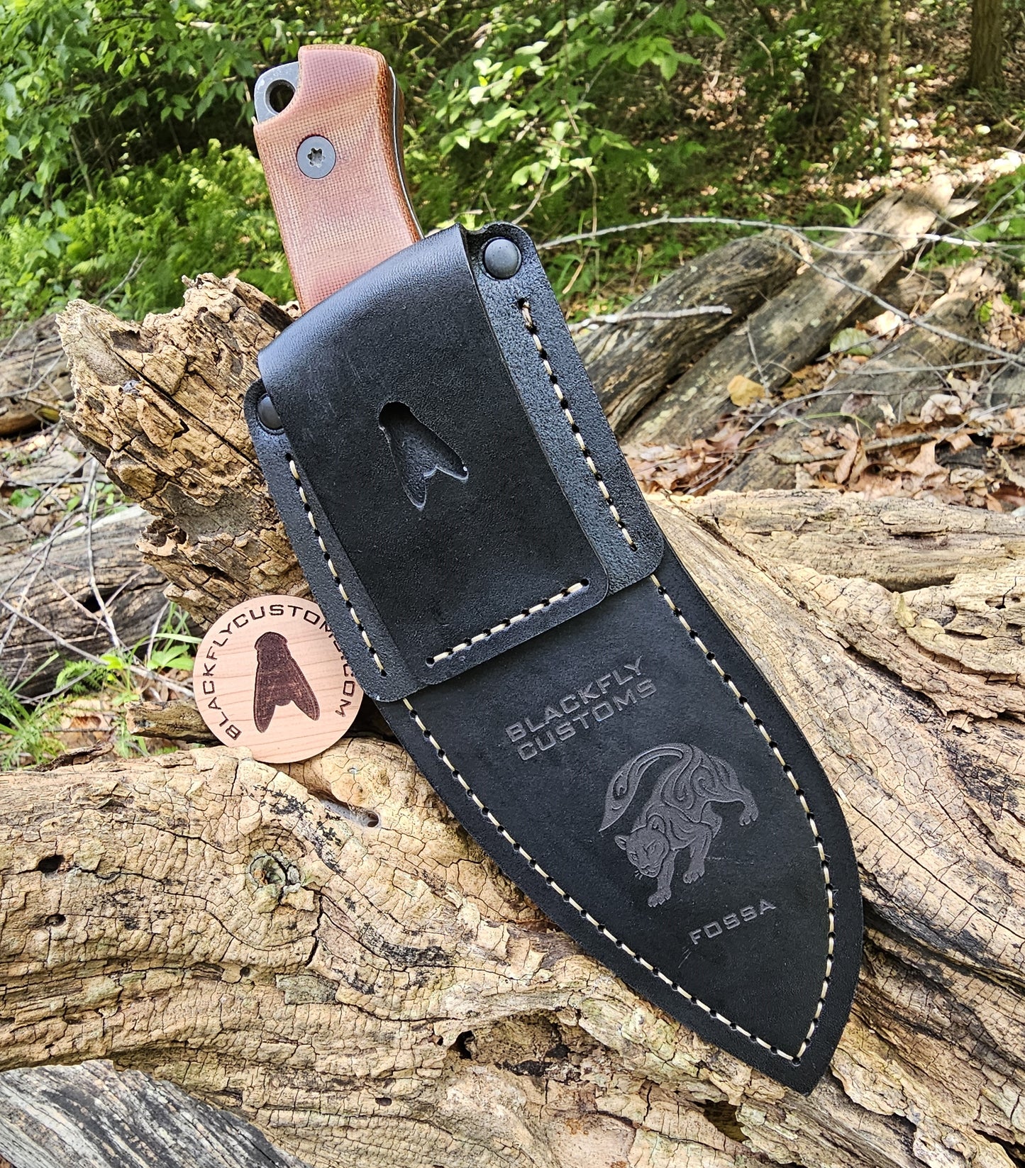Fossa with Natural Micarta