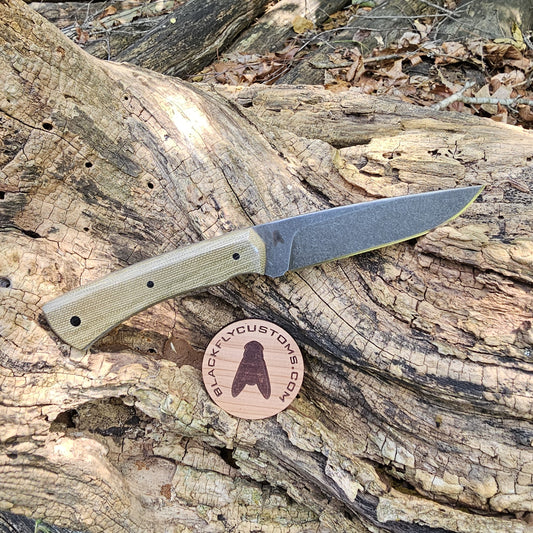 Mongoose with O.D. Green Micarta