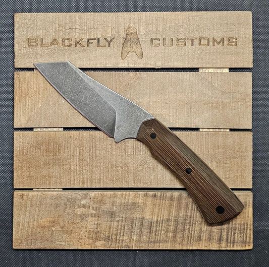 Hyena with OD Green Micarta