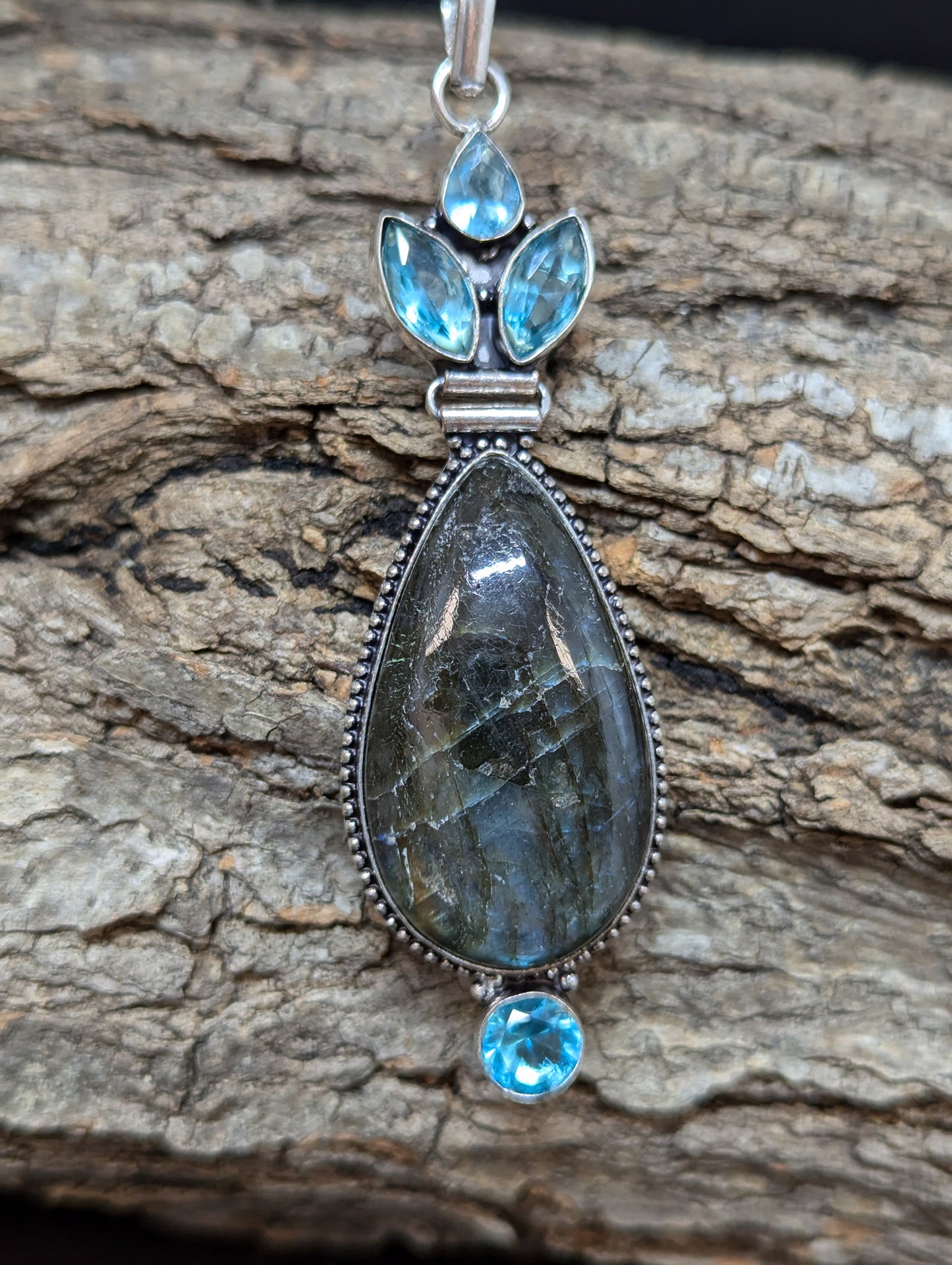 Labradorite and London Blue Topaz