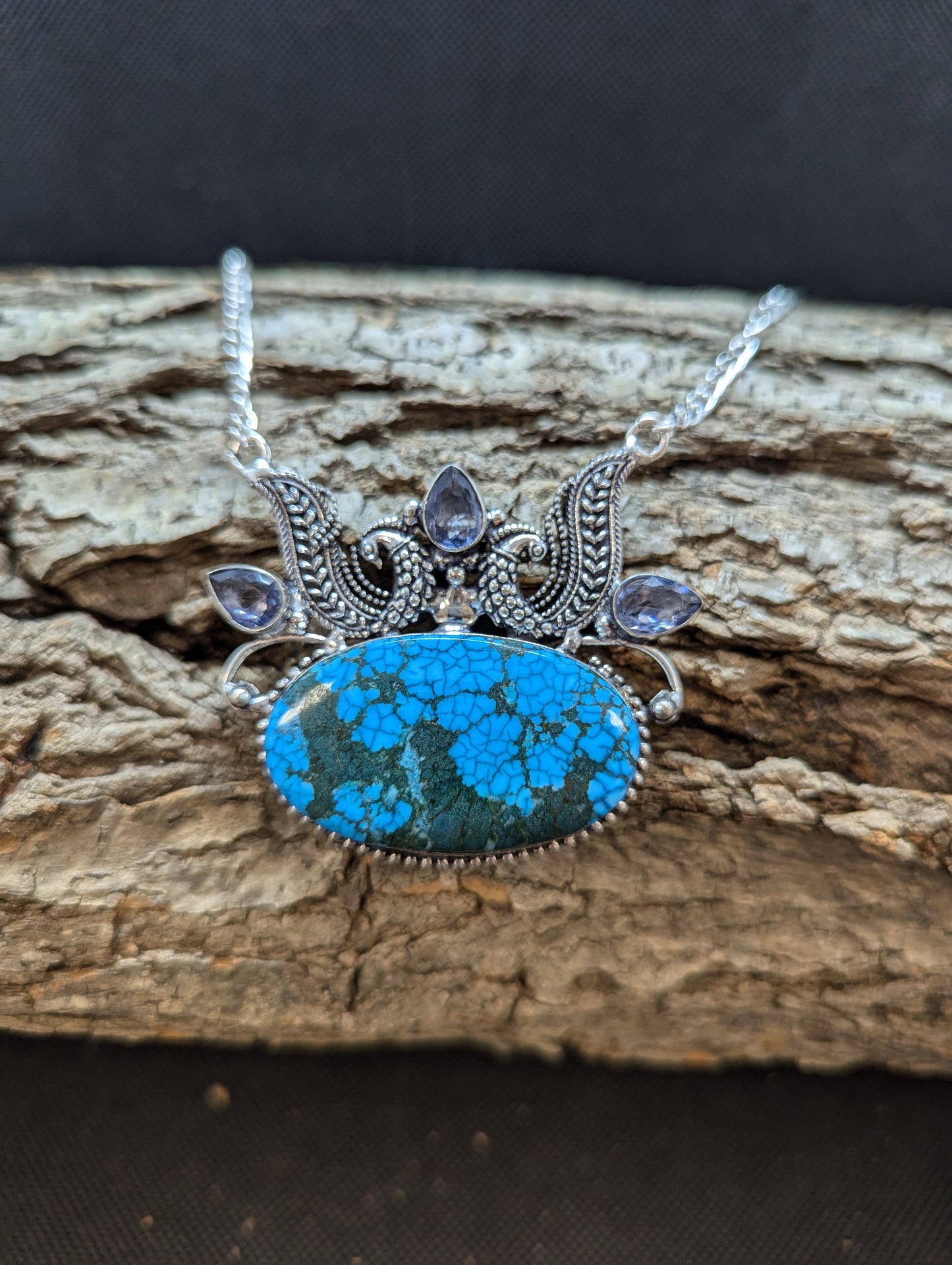 Turquoise and Iolite