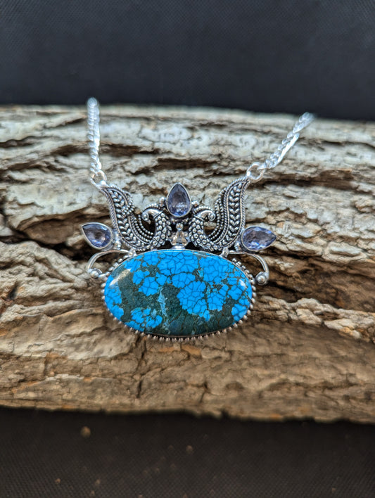 Turquoise and Iolite