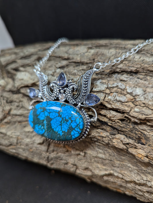 Turquoise and Iolite