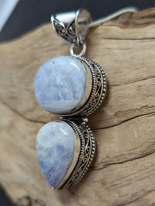 Blue Rainbow Moonstone