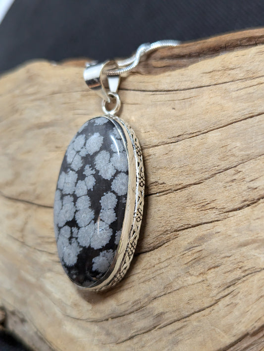 Snowflake Obsidian