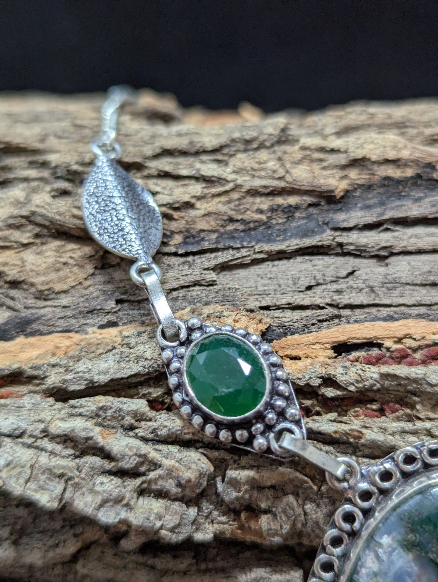 Indian Moss Agate & Green Onyx