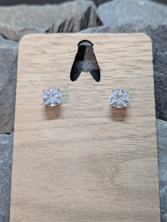 Moissanite Studs