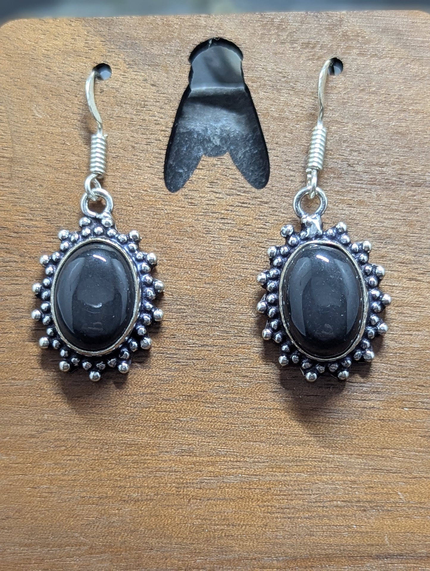 Silver sheen obsidian