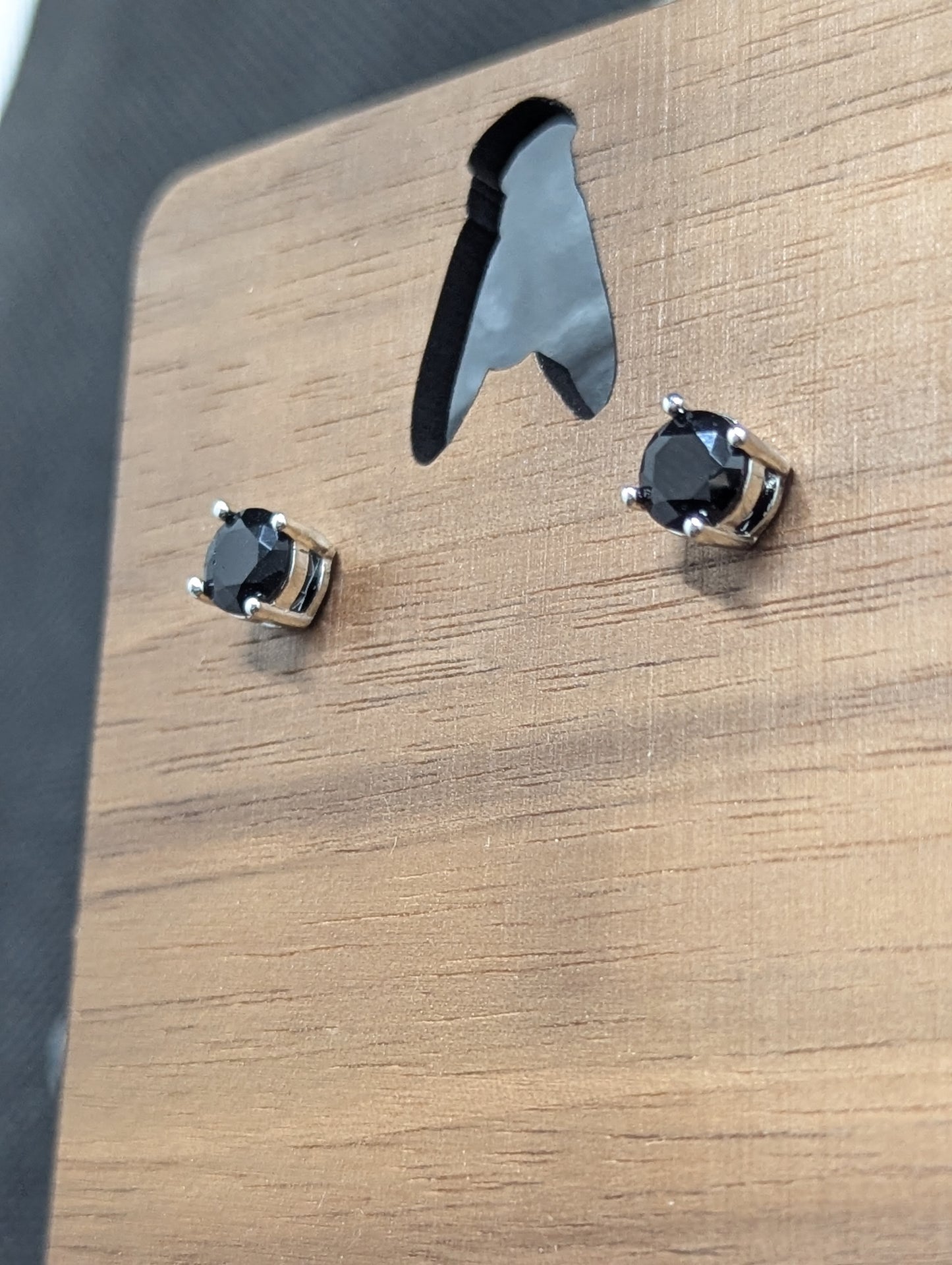 1ct Black Moissanite