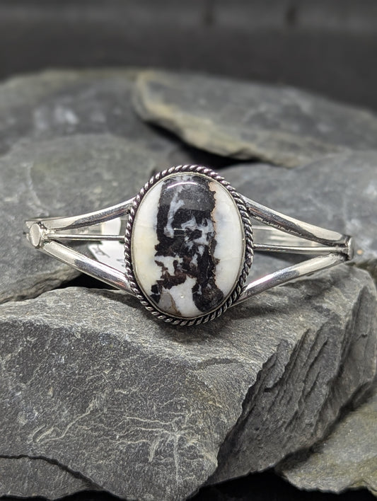 White Buffalo Turquoise Bracelet