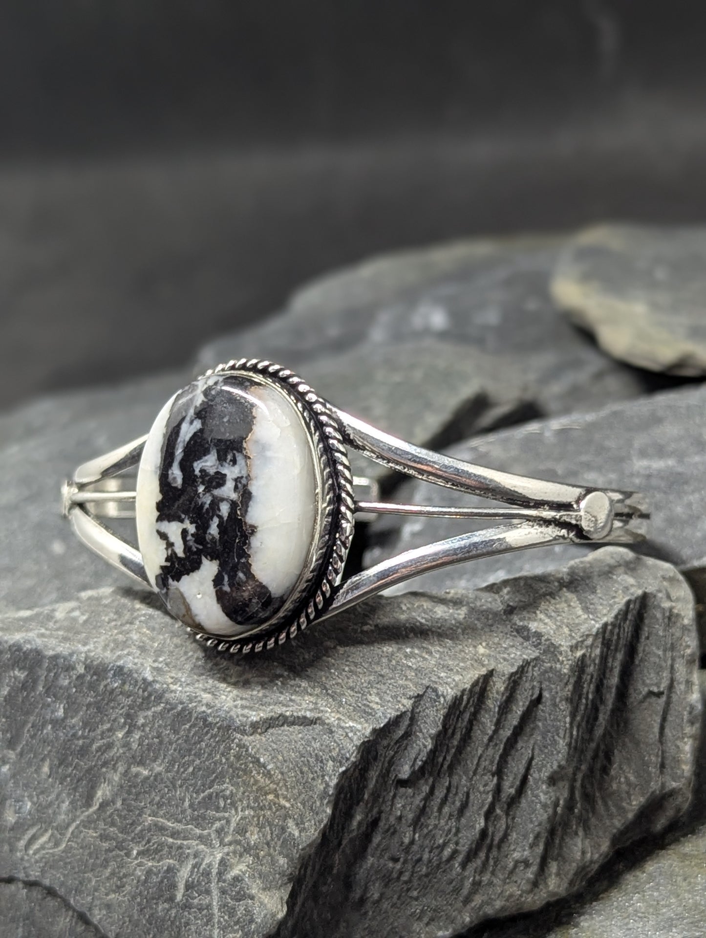 White Buffalo Turquoise Bracelet