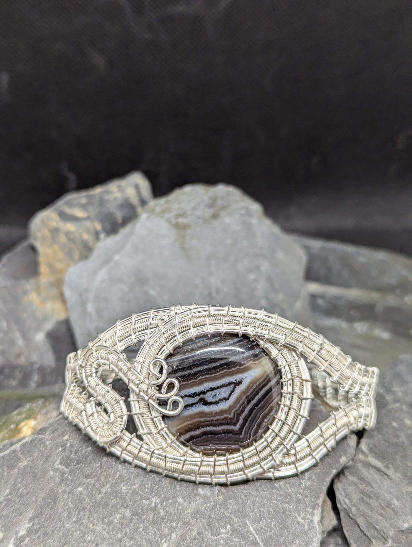 Botswana Lace Agate Bracelet