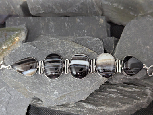Botswana Lace Agate Bracelet