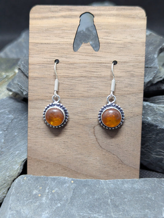Amber Earrings