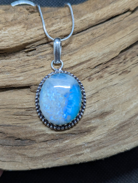 Blue Rainbow Moonstone