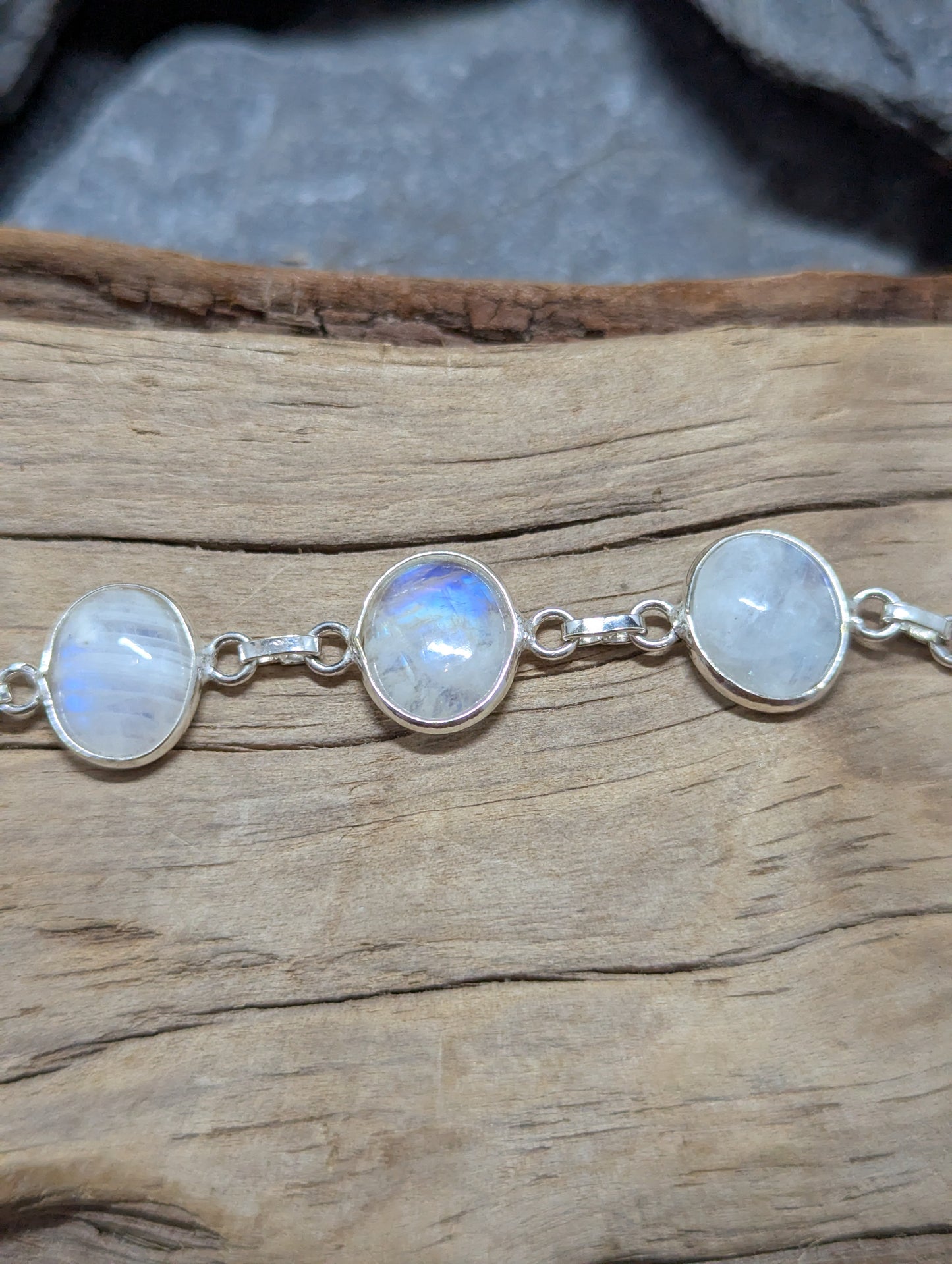 Rainbow Moonstone Bracelet