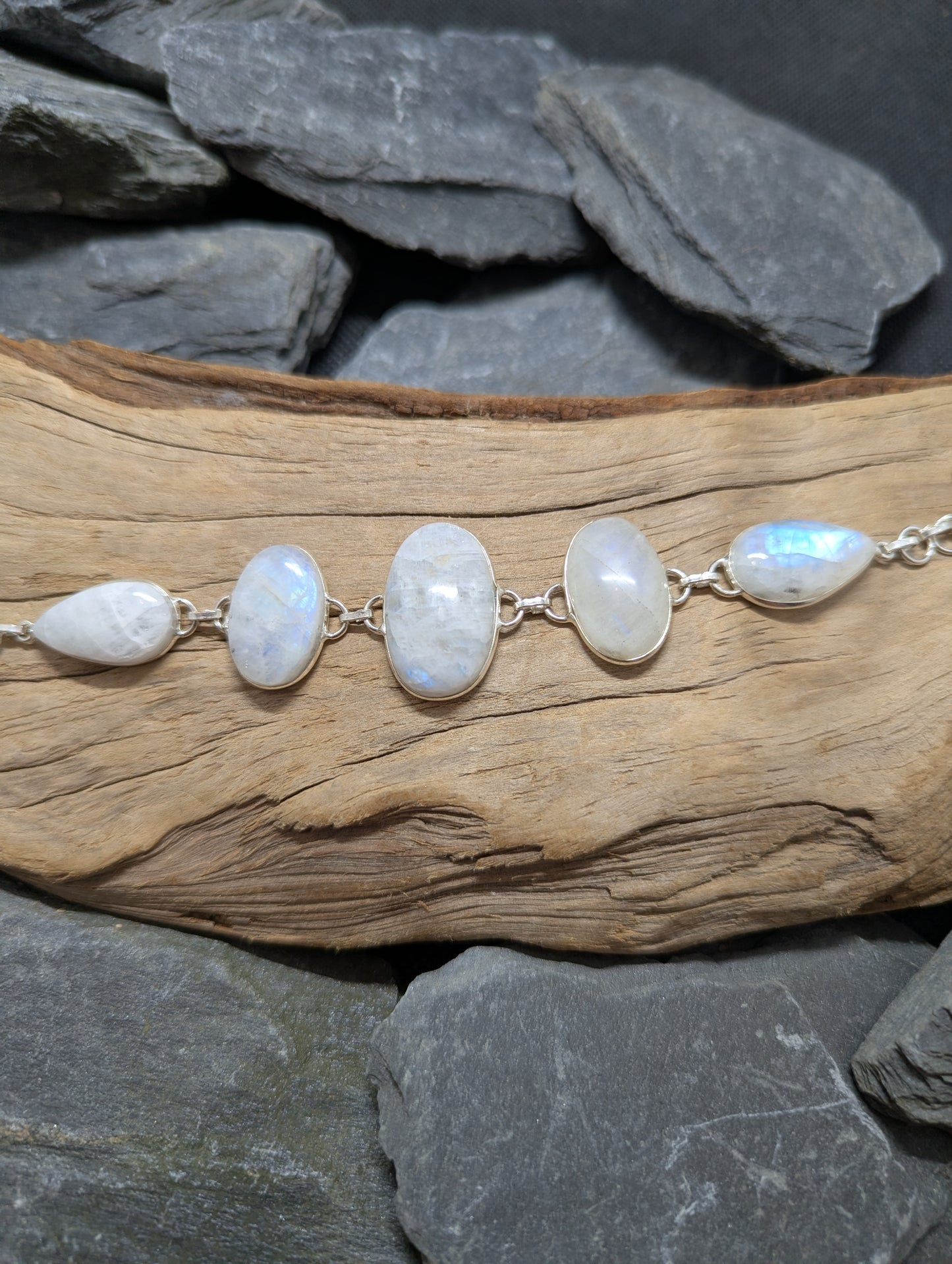 Rainbow Moonstone Bracelet