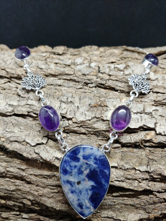 Sodalite & Amethyst