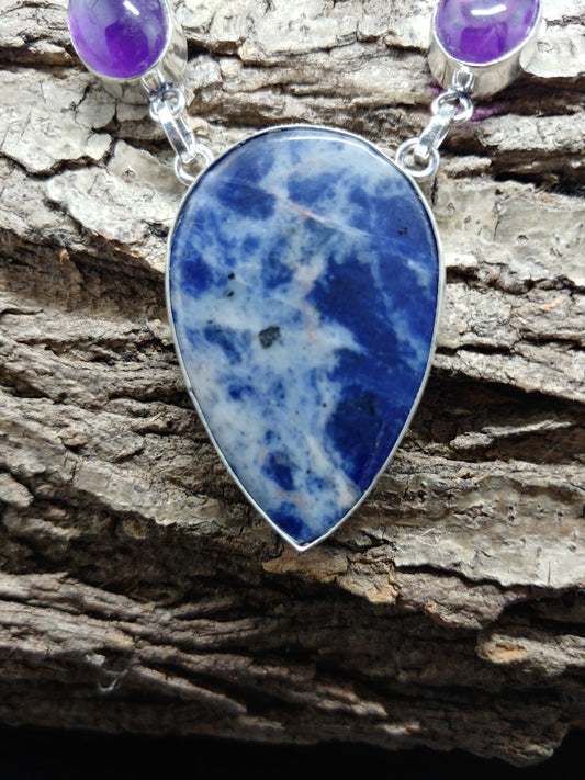 Sodalite & Amethyst