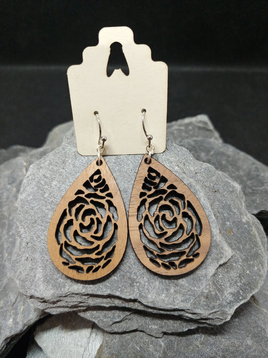 Walnut Rose Drop