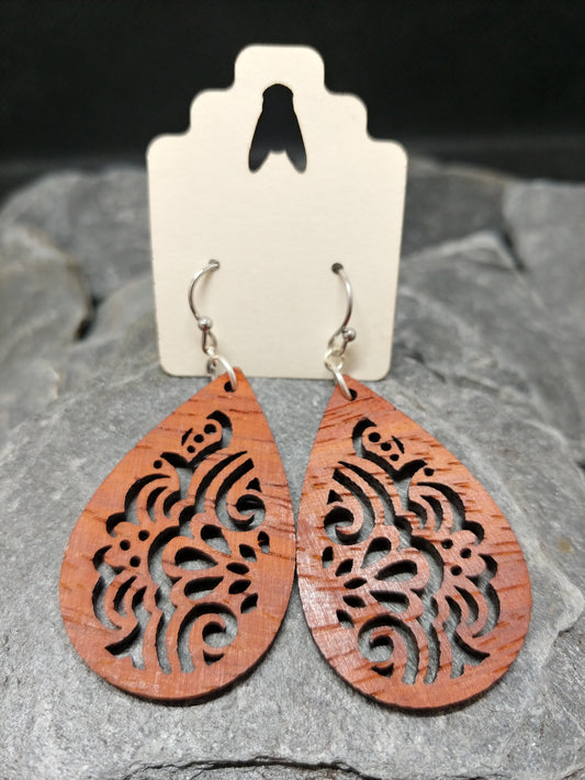 Padauk Curly Flower Drop