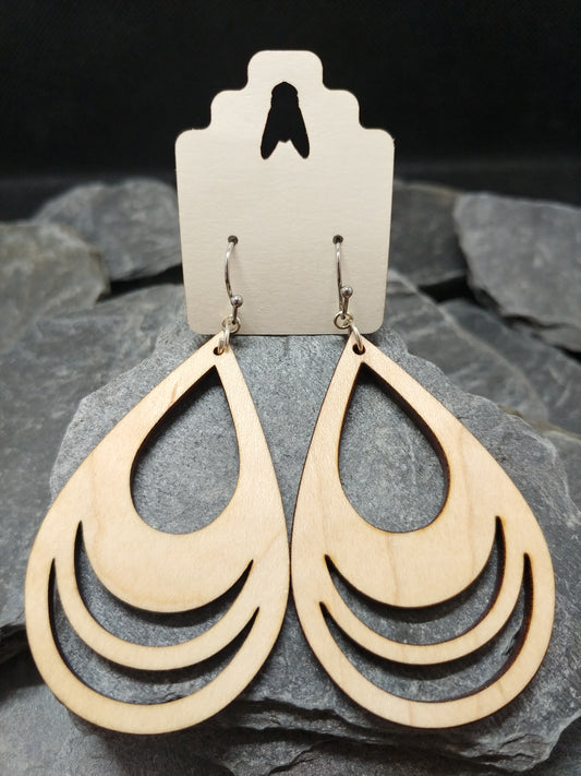 Maple Large Hoopy Hoops