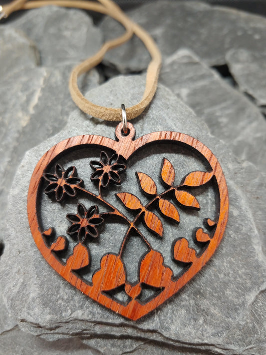 Pendant Flower Heart